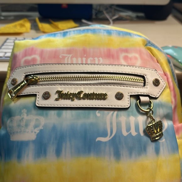 New with Tags juicy couture backpack and pencil or cosmetic case or wristlet - Picture 6 of 16
